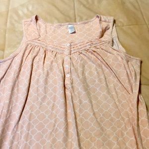 2XL light pink night gown